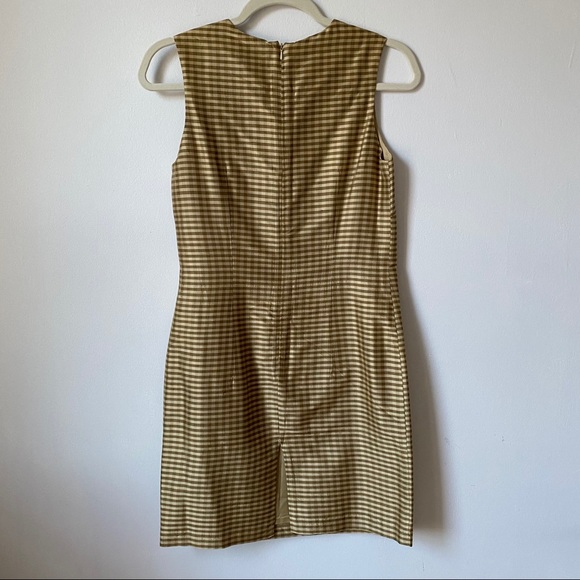 Banana Republic Silk Gingham Seath Dress | size 2 - Picture 4 of 4